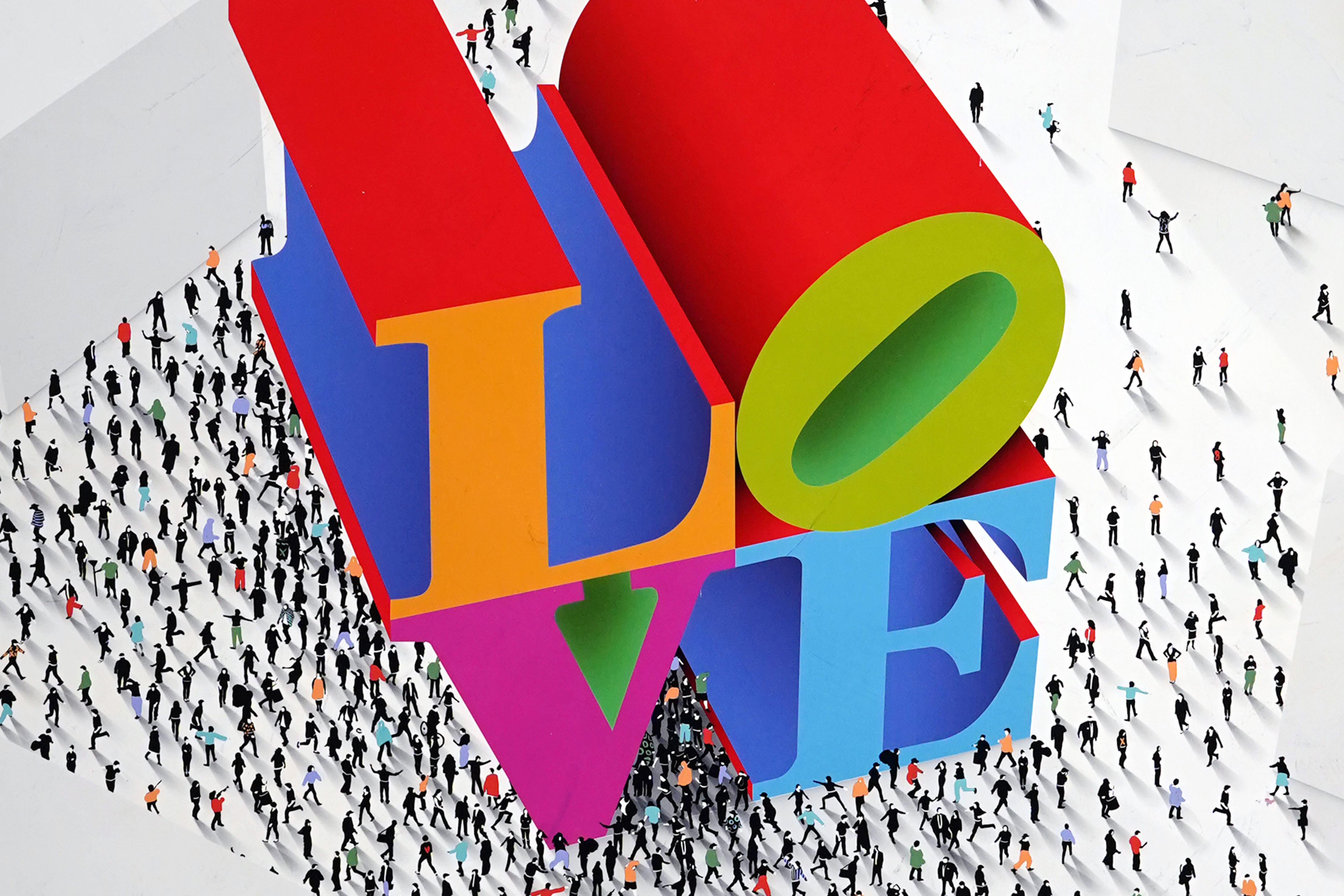 Love Around the Corner, 2022 (122 cm)